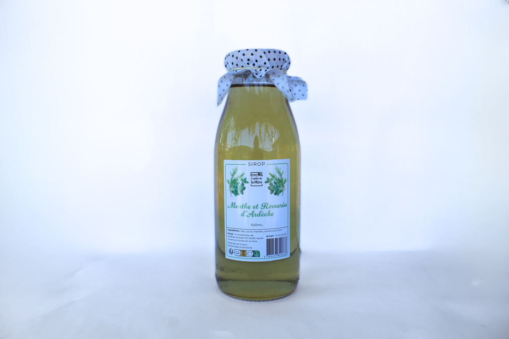 [241] Sirop Menthe et Romarin d'Ardèche - 50 cl