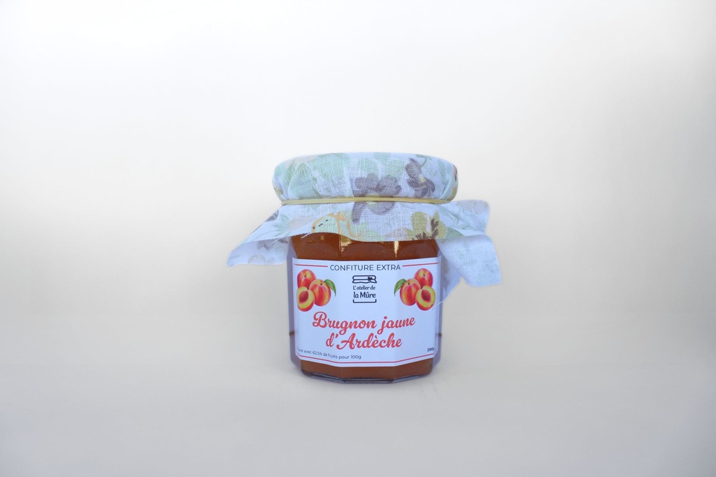 Confiture Extra Brugnon Jaune d'Ardèche - 200 g