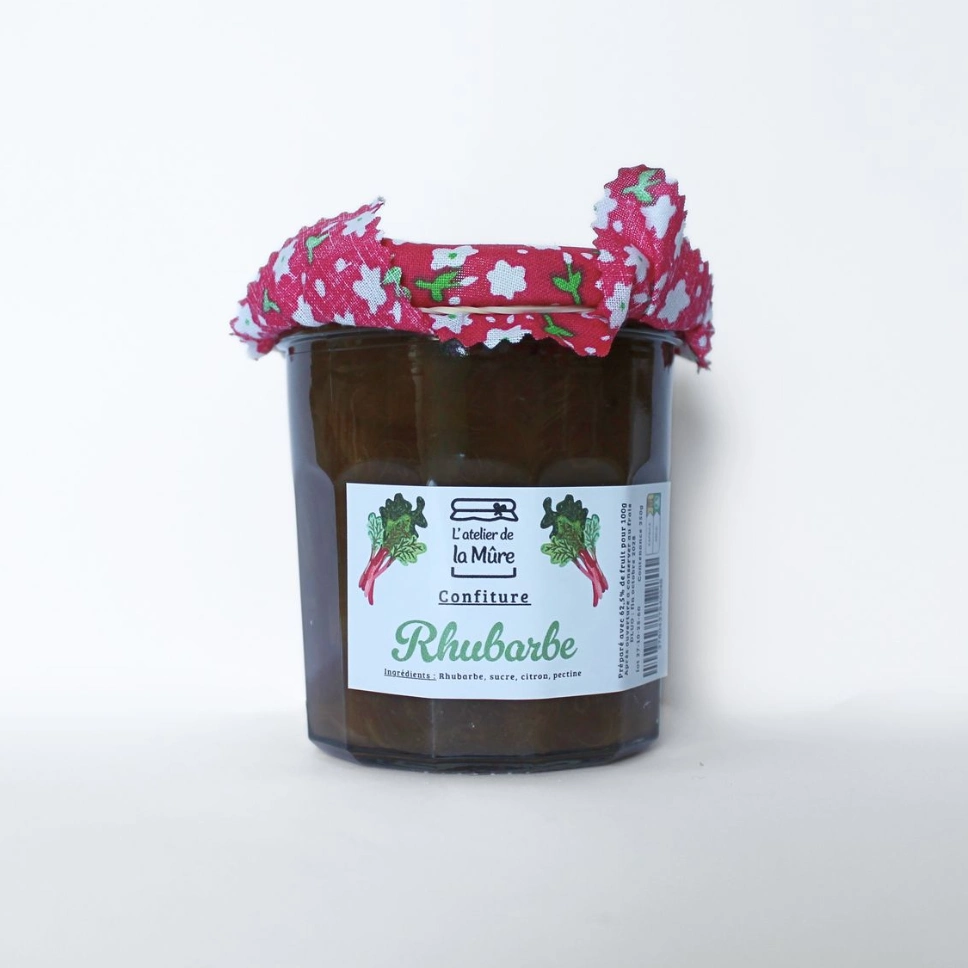 [6] Confiture Extra Rhubarbe - 350 g