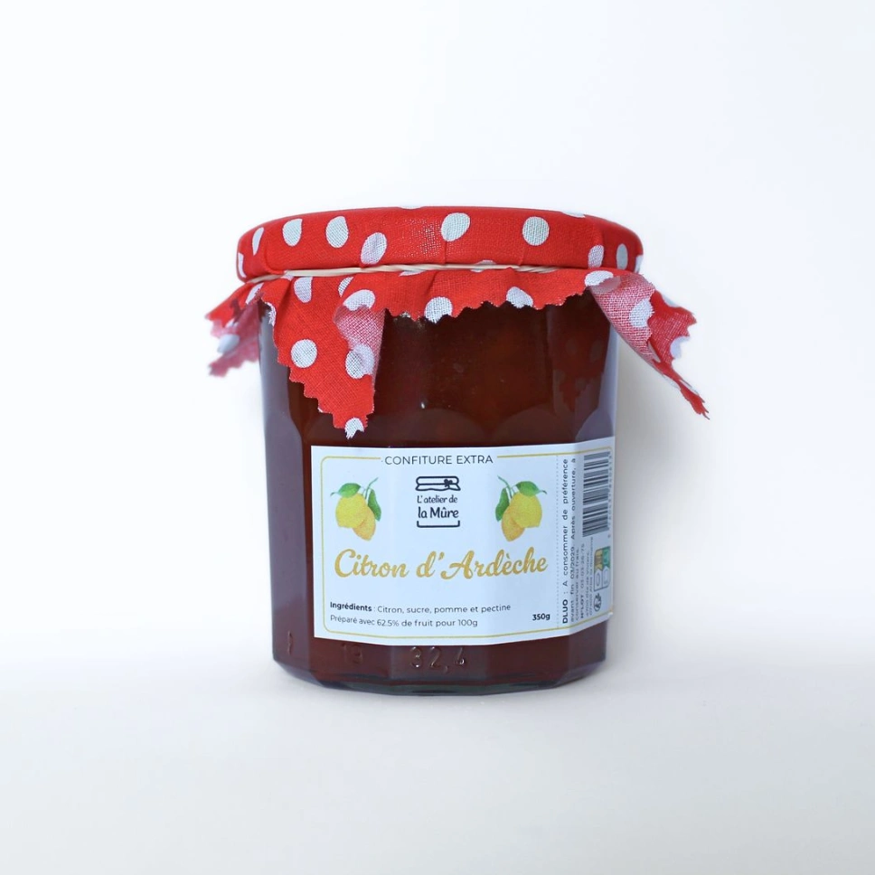 Confiture Extra Citron d'Ardèche - 350 g