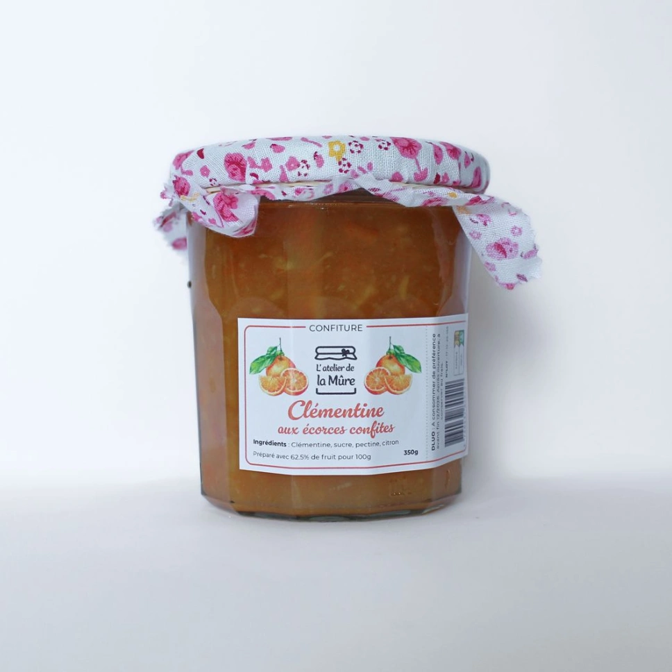 Confiture Extra Clémentine aux écorces confites - 350 g