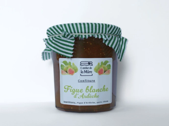 [23] Confiture Extra 350g - Figue Blanche d'Ardèche