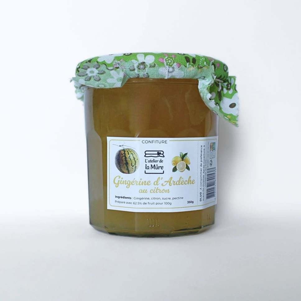 Confiture Extra Gingérine d'Ardèche au Citron - 350 g