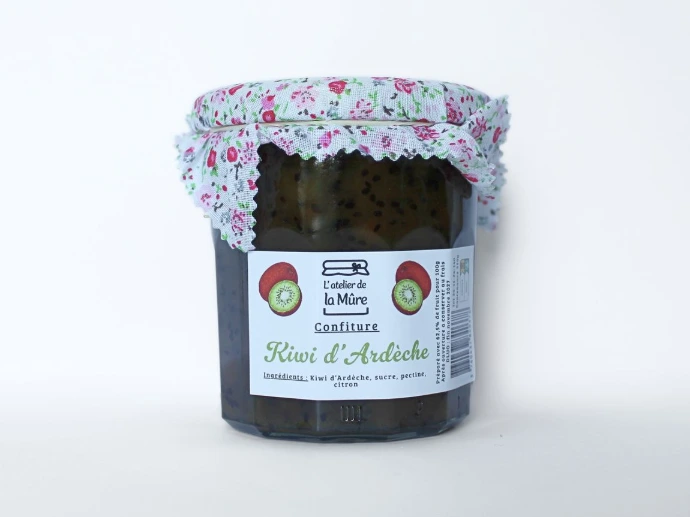 Confiture Extra 350g - Kiwi d'Ardèche