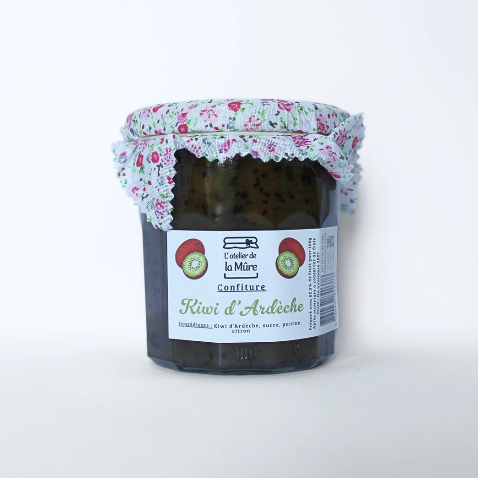Confiture Extra Kiwi d'Ardèche - 350 g
